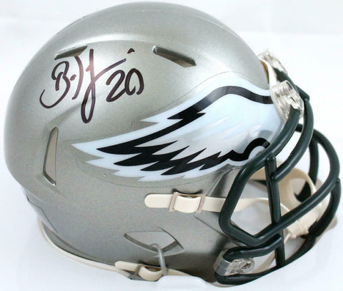 Brian Dawkins Autographed Philadelphia Eagles Flash Speed Mini Helmet-BAW Holo
