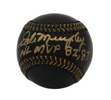 Dale Atlanta Braves Rawlings OML Black MLB baseball-"82,83 NL MVP"
