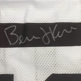 Autographed/Signed BERNIE KOSAR Cleveland White Football Jersey JSA COA Auto