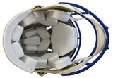 Rams (3) Warner, Faulk & Vermeil Signed Flash F/S Speed Proline Helmet BAS Wit
