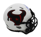 Andre Johnson Signed Houston Texans Speed Lunar NFL Mini Helmet
