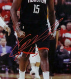 Clint Capela Autographed 16x20 Yelling PF Photo- TriStar Auth *Red