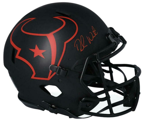 DESHAUN WATSON Autographed Texans Eclipse Authentic Speed Helmet FANATICS