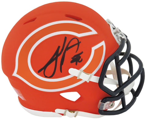 Julius Peppers Signed Chicago Bears AMP Riddell Speed Mini Helmet (SCHWARTZ COA)