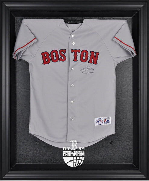 Boston Red Sox 2007 WS Champs Black Framed Logo Jersey Display Case