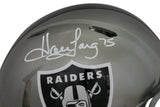 Howie Long Autographed Raiders Authentic Flash Speed Helmet Beckett 35684