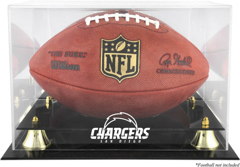 San Diego Chargers Team Logo Football Display Case - Fanatics