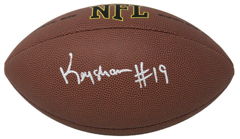 Keyshawn Johnson (Jets /Bucs ) Signed Wilson Super Grip F/S NFL Football -SS COA