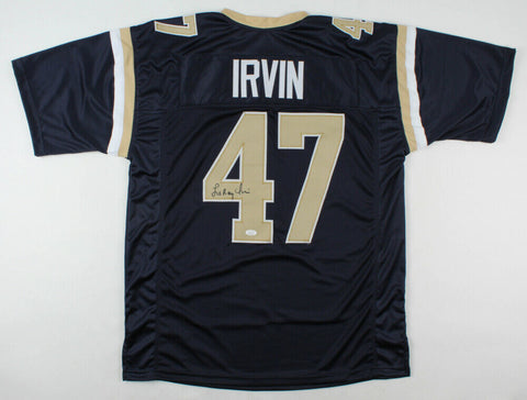 LeRoy Irvin Signed Rams Jersey (JSA COA) Los Angeles Defensive Back 1980-1989