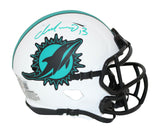 Dan Marino Autographed/Signed Miami Dolphins Lunar Mini Helmet BAS 32056
