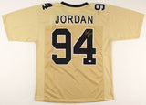 Cameron Jordan Signed New Orleans Saints Gold Jersey (JSA COA) 3xPro Bowl D.E.
