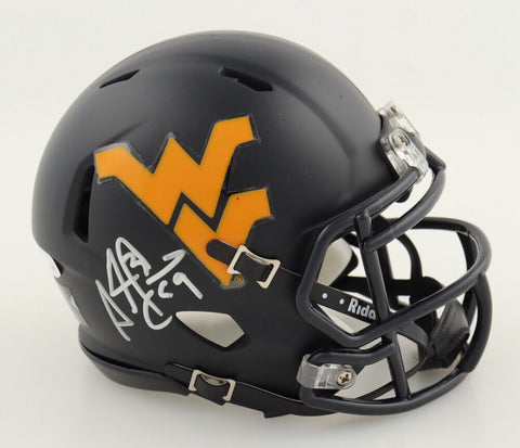 Adam "Pacman" Jones Signed West Virginia Mountaineers Mini Helmet (JSA COA) D.B.