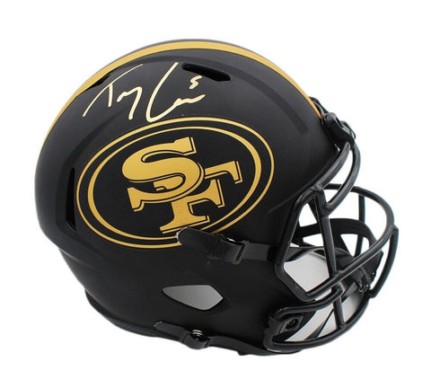Trey Lance Signed San Francisco 49ers Speed Full Size Eclipse NFL Helmet