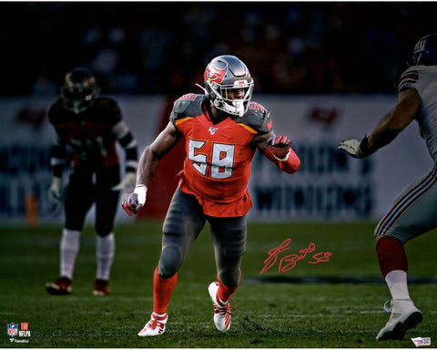 Shaquil Barrett Tampa Bay Buccaneers Signed 16" x 20" At The Line Photo
