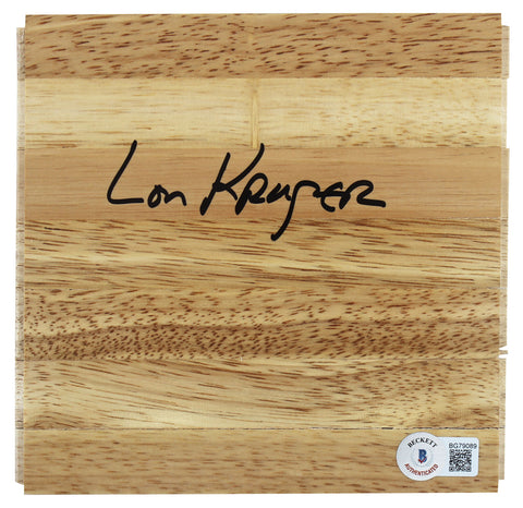 Oklahoma Lon Kruger Authentic Signed 6x6 Floorboard Autographed BAS #BG79089