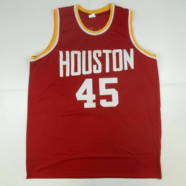 Houston Rockets Rudy Tomjanovich Autographed Red Jersey Full Name Beckett  BAS QR #BH51731 - Mill Creek Sports