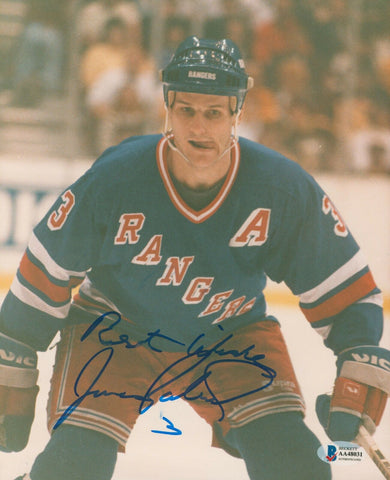 Rangers James Patrick Best Wishes Authentic Signed 8x10 Photo BAS #AA48031