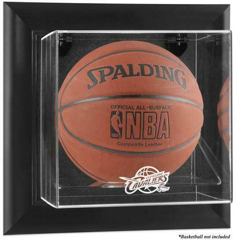 Cleveland Cavaliers (2010-2017) Black Framed Wall- Basketball Display Case