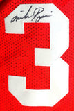 Nebraska Heisman Autographed Red College Style Jersey- JSA W *Black