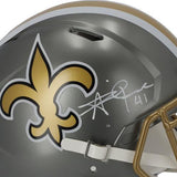Alvin Kamara New Orleans Saints Signed Riddell Flash Speed Authentic Helmet