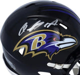 Rashod Bateman Baltimore Ravens Signed Riddell Speed Mini Helmet