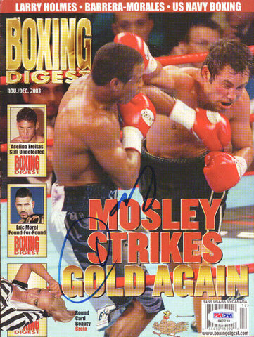 Oscar De La Hoya Autographed Signed Boxing Digest Magazine Cover PSA/DNA #S42239