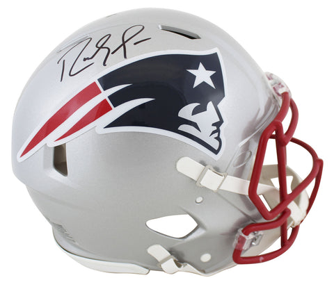Patriots Randy Moss Authentic Signed Full Size Speed Proline Helmet BAS Witness