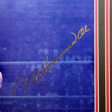 Muhammad Ali Autographed Framed 14x18 Photo Vintage Over Liston Beckett AB89271