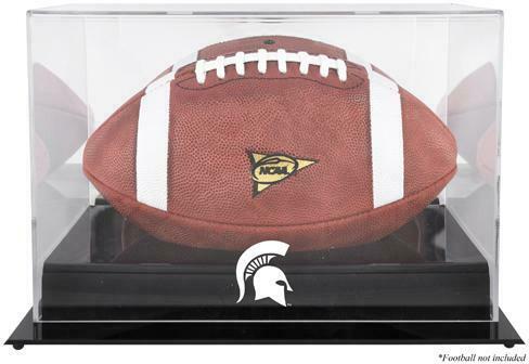 Michigan State Spartans Black Base Team Logo Football Case with Mirror Back
