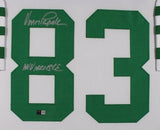 VINCE PAPALE (Eagles white TOWER) Signed Autographed Framed Jersey Tristar