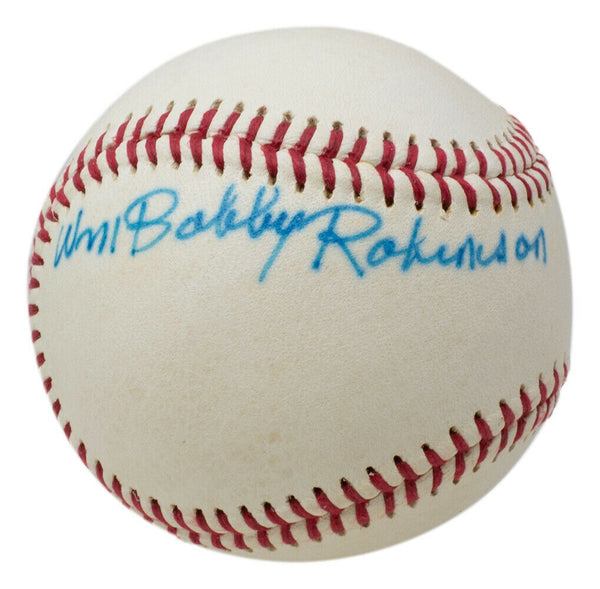 William Bobby Robinson Signed Negro League Baseball BAS AA21490