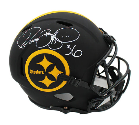 Jerome Bettis Signed Pittsburgh Steelers Speed Full Size Eclipse NFL Helmet