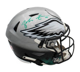 Zach Ertz Signed Licensed Philadelphia Eagles Speed Flex Authentic Custom Helmet