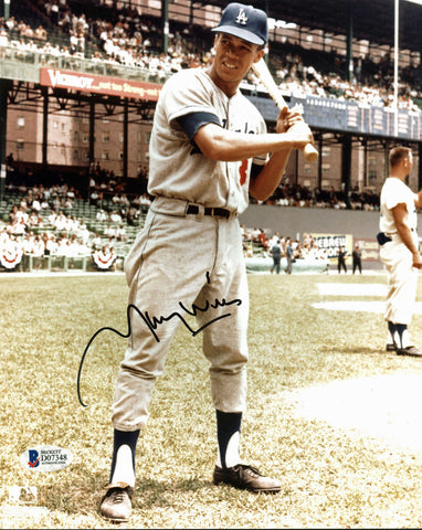 Dodgers Maury Wills Authentic Signed 8x10 Photo Autographed BAS #D07348