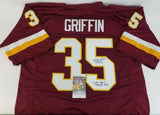 Keith Griffin "Super Bowl XXII Champs" Signed Washington Redskins Jersey JSA COA