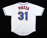 Mike Piazza Signed New York Mets Jersey (Beckett) 1993 Rookie of Year / Catcher