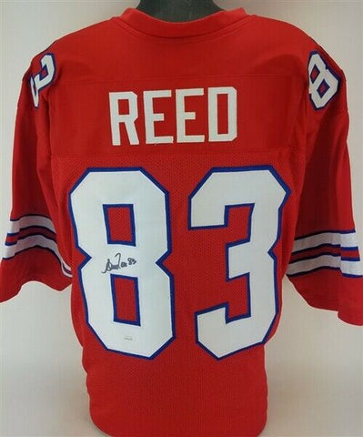 Andre Reed Signed Bills Jersey (JSA Holo) 7xPro Bowl (1988-1994) / NFL HOF 2006
