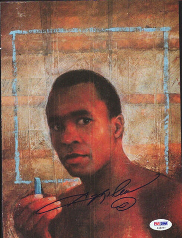 Sugar Ray Leonard Autographed Signed Magazine Page Photo PSA/DNA #S49277