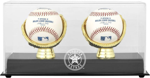 Astros Gold Glove Double Baseball 2013 Logo Display Case-Fanatics