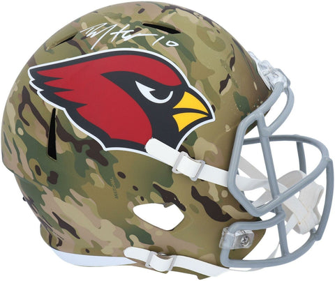 DeAndre Hopkins Arizona Cardinals Signed CAMO Alternate Speed Replica Helmet