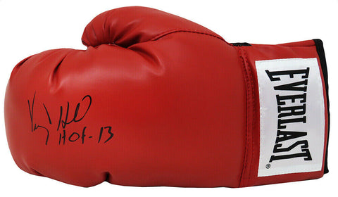 Virgil Hill Signed Everlast Red Boxing Glove w/HOF'13 - SCHWARTZ COA