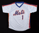 Mookie Wilson Signed New York Mets Jersey Inscribed 86 WSC (Steiner) 1986 Game 6