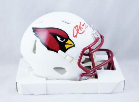 Kyler Murray Signed Arizona Cardinals Flat White Mini Helmet-Beckett W Auth *Red