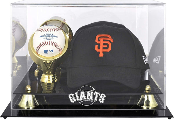 Giants Acrylic Cap and Baseball Logo Display Case - Fanatics