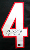 Champ Bailey Autographed Black College Style Jersey- Beckett W *Black