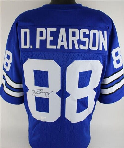 Drew Pearson Signed Dallas Cowboys Jersey (JSA COA) 3xPro Bowl Wide Receiver