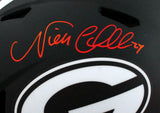 Nick Chubb Signed Georgia Bulldogs F/S Eclipse Speed Authentic Helmet-BAW Holo