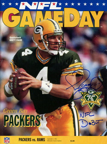 Jerome Bettis Autographed NFL Gameday Magazine 9/5/1993 Beckett 35557