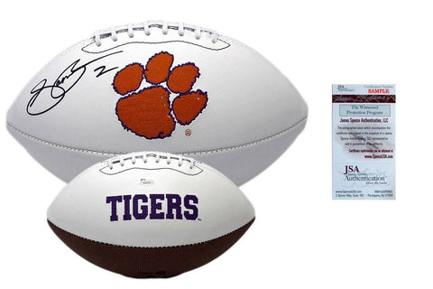 Sammy Watkins SIGNED Clemson Tigers Logo Football - JSA Witness Autograph