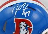 John Lynch Autographed Denver Broncos 75-96 Speed Mini Helmet-Beckett W Hologram